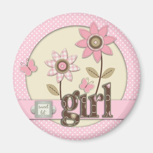 Für Baby Girl Magnet 2 (Vorne)