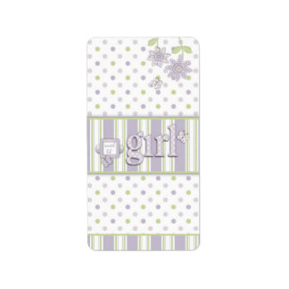 Für Baby Girl Mini Hershey Bar Label LG Adressaufkleber