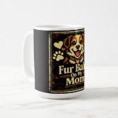 Fur Baby Mom – Pet Parent Love Pride Kaffeetasse (Vorderseite Links)