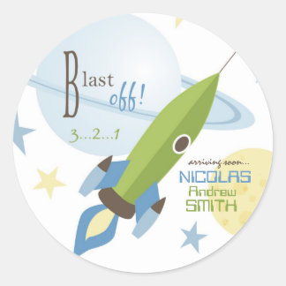 Für Babybocksticker Runder Aufkleber