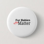 Fur Babys Sticker Button (Vorderseite)