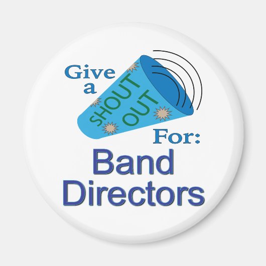 Für Banddirektoren ausrufen Magnet (Vorne)