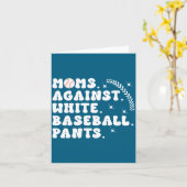 Für Baseball-Mütter Baseball-Spieltag Karte (Gelbe Blume)