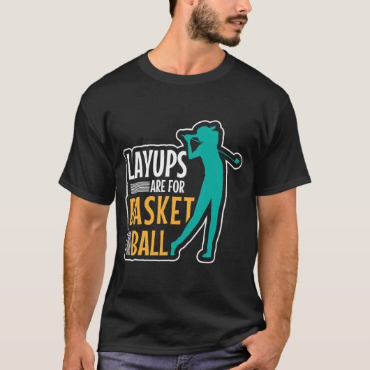 für Basketballgolfplätze  T-Shirt (Vorderseite)