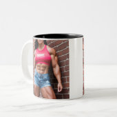 für Bauchliebhaber Zweifarbige Tasse (Vorderseite Links)