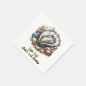 Für Beach Seafood Perlauster am 30. Geburtstag Serviette (Ecke)