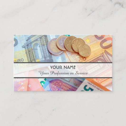 Für berufliche Banker oder Finanzexperten Visitenkarte (Vorderseite)