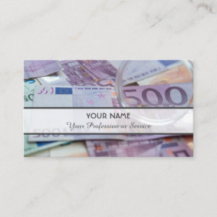 Für berufliche Banker oder Finanzexperten Visitenkarte