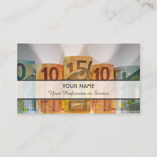 Für berufliche Banker oder Finanzexperten Visitenkarte (Vorderseite)