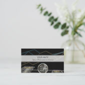 Für berufliche Banker oder Finanzexperten Visitenkarte (Stehend Vorderseite)