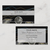 Für berufliche Banker oder Finanzexperten Visitenkarte (Vorne/Hinten)
