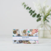 Für berufliche Banker oder Finanzspezialisten Visitenkarte (Stehend Vorderseite)