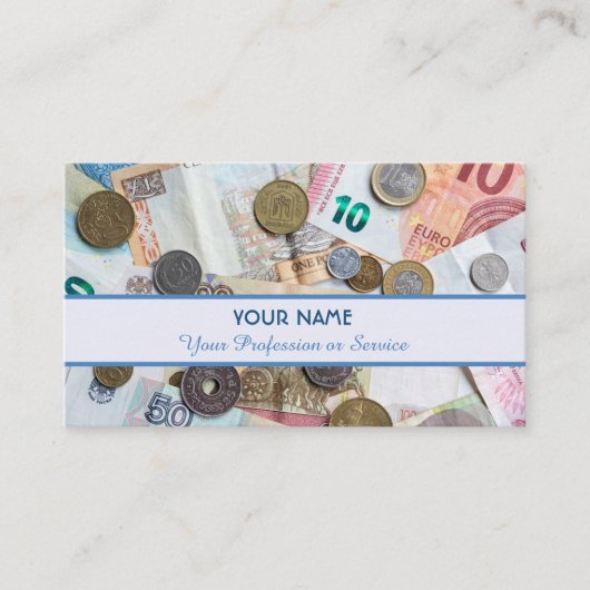 Für berufliche Banker oder Finanzspezialisten Visitenkarte (Vorderseite)