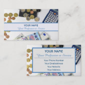 Für berufliche Banker oder Finanzspezialisten: Visitenkarte (Vorne/Hinten)