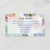 Für berufliche Buchsachverständige und Finanzexper Visitenkarte (Rückseite)