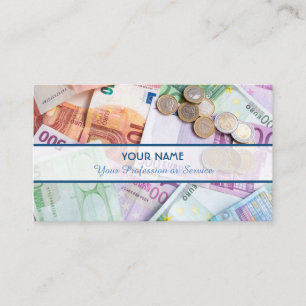 Für berufliche Buchsachverständige und Finanzexper Visitenkarte