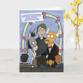 Für besser, oder für WORSE? Karte (Gelbe Blume)