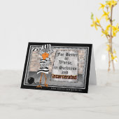 Für besser oder schlechter...Jailbird-Karte Karte (Gelbe Blume)