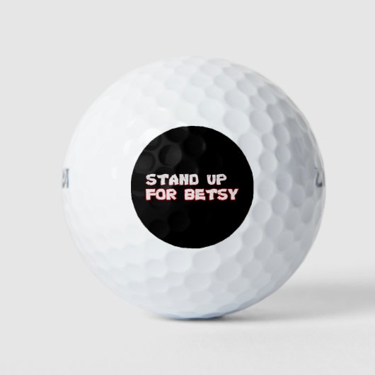 für Betsy Ross einstehen Golfball (Vorderseite)