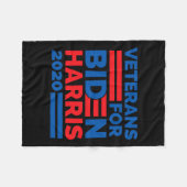 Für Biden Harris 2020 Fleecedecke (Vorderseite (Horizontal))
