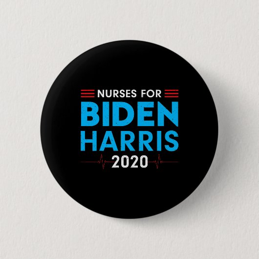 Für Biden Harris Wahl 2020 politische Button (Vorderseite)
