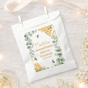 Für Bienen bestimmte Honigwaben-Eukalyptus-Hochzei Geschenktütchen