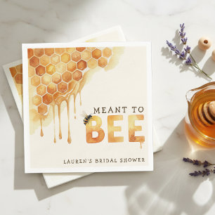 Für Bienenhonig-Wasserfarben-Junggesellinnenabschi Serviette