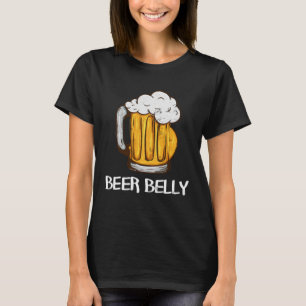 für Biertrinker BIER BELLY Joke Pun Graphic T-Shirt