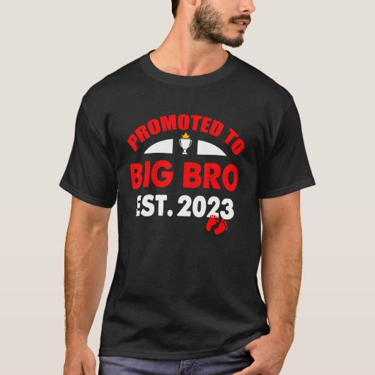 Für Big Brother 2023 Schwangerschaftsankündigung T-Shirt (Vorderseite)