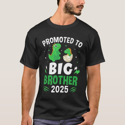 Für Big Brother 2025 Dinosaur T-Rex Boys K T-Shirt (Vorderseite)