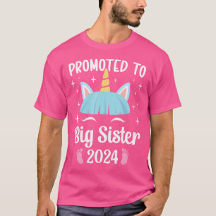 Für Big Sister 2024 mit Unicorn für New B T-Shirt
