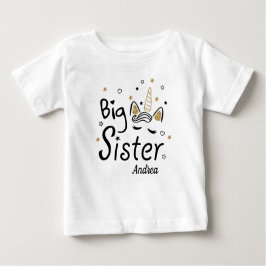 Für Big Sister Est 2022 Unicorn  Baby T-shirt