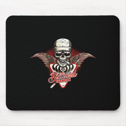 Für Billard Champions Players - Rauchen Wings Sku Mousepad (Vorne)