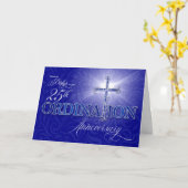 für Bischof 25. Ordination Silver Jubilee Karte (Gelbe Blume)