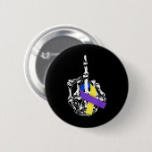 Für Blasenkrebs Mittel-Finger-Blase Button (Vorne & Hinten)