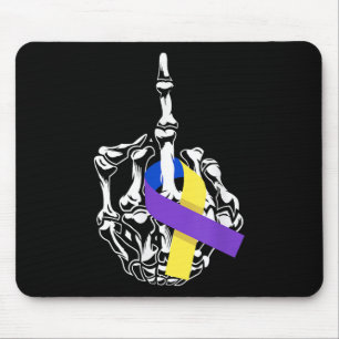 Für Blasenkrebs Mittel-Finger-Blase Mousepad