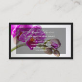 Für Blumenexperten berufliche Blumenorchester Visitenkarte (Rückseite)