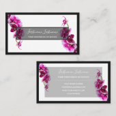 Für Blumenexperten beruflicher Blumenstrauß Visitenkarte (Vorne/Hinten)