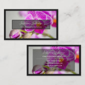 Für Blumenexperten beruflicher Blumenstrauß Visitenkarte (Vorne/Hinten)