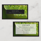 Für Blumenexperten und berufliche Floristen Visitenkarte (Vorne/Hinten)