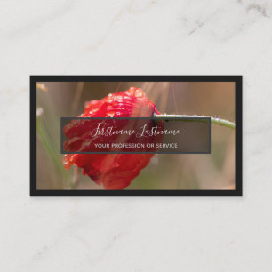 Für Blumenexperten und berufliche Floristen Visitenkarte