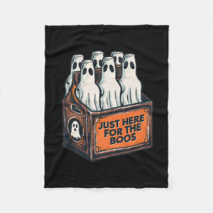 Für Boos Halloween 6 Pack Booze Ghost Beer Bot Fleecedecke