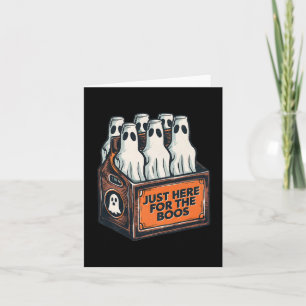 Für Boos Halloween 6 Pack Booze Ghost Beer Bot Karte