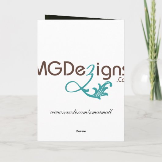 für Bowler Weihnachtskarten Feiertagskarte (Rückseite)