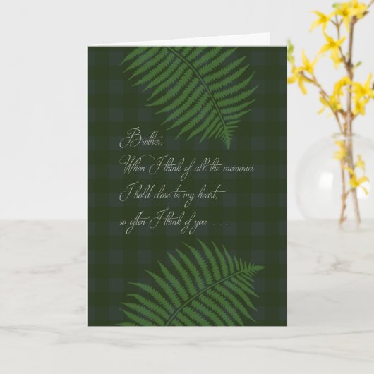 Für Bruder Geburtstag Karte (Gelbe Blume)