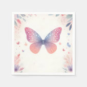 Für Bug Boho Soft Glow Live Butterfly Babydusche Serviette (Vorderseite)