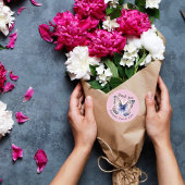 Für Business Schmetterling Maßanfertigung Geschäft Runder Aufkleber