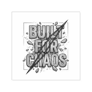 Für Chaos gebaute, abgenutzte Stein-Typografie Permastempel