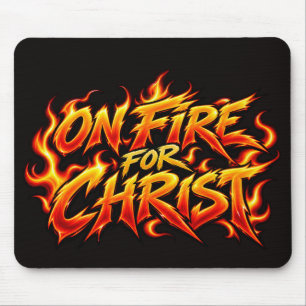 Für Christus entflammt Mousepad