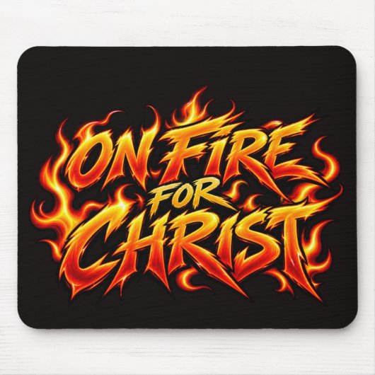 Für Christus entflammt Mousepad (Vorne)